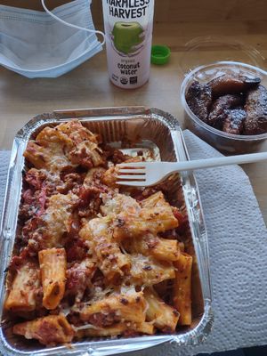 Ravioli aka baked Ziti, one could have two on 1 sitting. at Pure Kitchen in Tampa