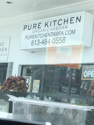 Front door   at Pure Kitchen in Tampa