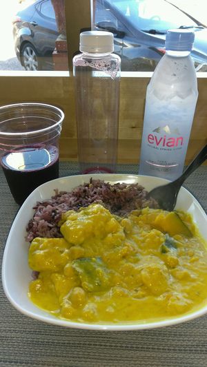 Real good Chic peas & kabocha pumpkin curry... Delicious at Pure Kitchen in Tampa