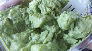 Cilantro potato salad at Pure Kitchen in Tampa