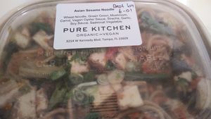 Asian sesame noodles at Pure Kitchen in Tampa