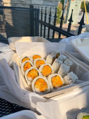 Yam roll  at Kojo Sushi in Penticton