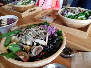 Mushroom bowl at Bottle & Bowl in Seogwipo