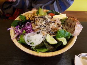 Mushroom bowl (no egg) at Bottle & Bowl in Seogwipo