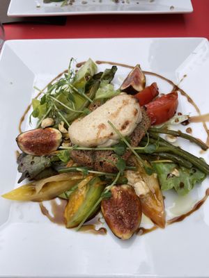 Entrée au fauxmage un régal ! at Les Mille Poetes in Narbonne