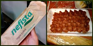 Meatless kofteh in 2 ways at Nefista Vegan Kofteh in Cliffside Park