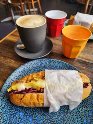 Hoisin tofu roll at Lettuce B. Frank in Wollongong