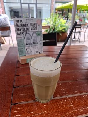 Matcha latte at Anne&Max in Arnhem