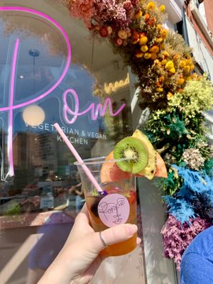 Tropical drink at Pom Kitchen - Sharrow in Sheffield