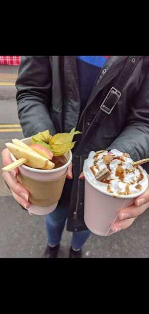 Hot choc at Pom Kitchen - Sharrow in Sheffield