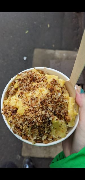 Mac n cheese at Pom Kitchen - Sharrow in Sheffield
