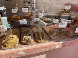 Vegan cake selection   at Pom Kitchen - Sharrow in Sheffield