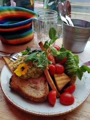 Beautiful vegan breakfast 😋 at Pom Kitchen - Sharrow in Sheffield