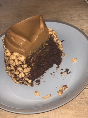 inside the cake at Pom Kitchen - Sharrow in Sheffield