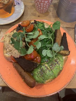 vegan bondé breakie  at Pom Kitchen - Sharrow in Sheffield