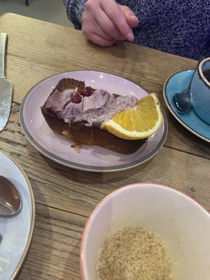 christmas cake at Pom Kitchen - Sharrow in Sheffield