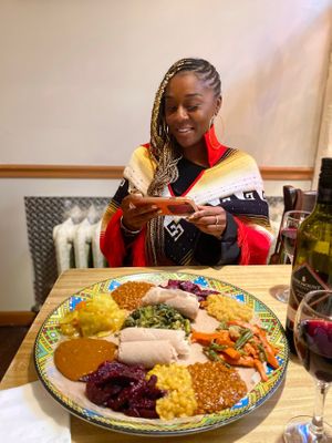 Great food!! Go for the platter ! at Awash in New York City