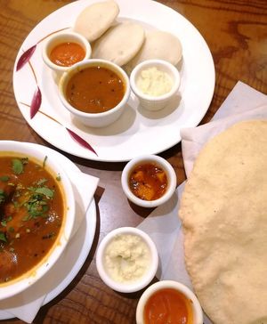 Starters at Maveli Restaurant and Bar in Sheffield