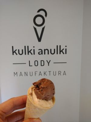 Delicious - vege chocolate on soya milk!! at Kulki Anulki in Sopot