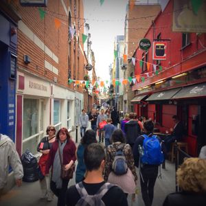 Heading to our next venue! at Vegan Dublin Food Tour in Dublin