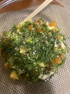 Salmon not salmon poke bowl  at Local - Your Healthy Kitchen in Cascais