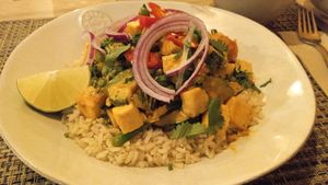 Vegan Thai curry (spicy) #Veganuary at Local - Your Healthy Kitchen in Cascais