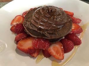 vegan chocolate pancakes 😋  at Local - Your Healthy Kitchen in Cascais