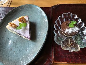 Tarts are delicious! at Komorebi Cafe in Yawata