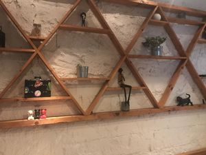 Nice design of the interior at Healthy Feast in Kuwait City