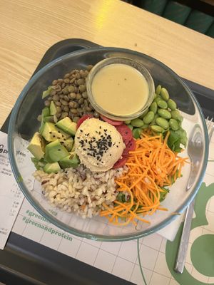 Vegan bowl   at green & protein in Pristina