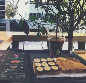 Peanut Butter & Jelly sandwich - all homemade  at green & protein in Pristina