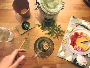 MATCHA green tea at green & protein in Pristina