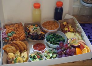 Afro Vegan Box for 2 people (available on delivery during lockdown) at Jah Jah in Paris