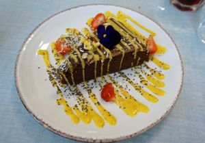 Chocolate Cake at Jah Jah in Paris