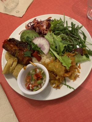 Lovely mix of flavors and textures #Veganuary at Jah Jah in Paris