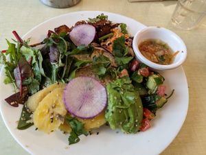 Assiette du jour #Veganuary at Jah Jah in Paris