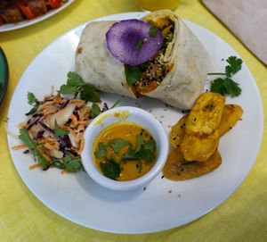 Wrap (seasonal dish) at Jah Jah in Paris