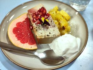 Flan antillais at Jah Jah in Paris