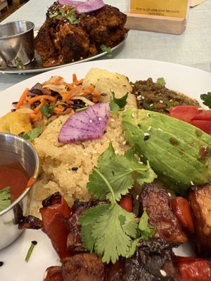 Assiete  & cauliflowerbbq  at Jah Jah in Paris