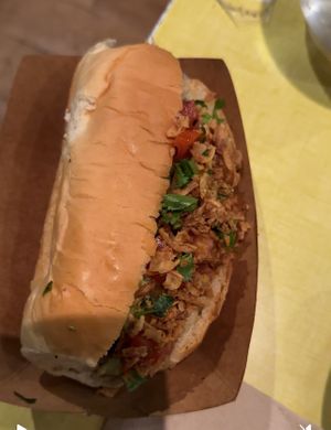 the hotdog wasn't my fav - a little too much bread.😄5/10  at Jah Jah in Paris