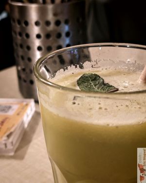 Ginger juice at Jah Jah in Paris