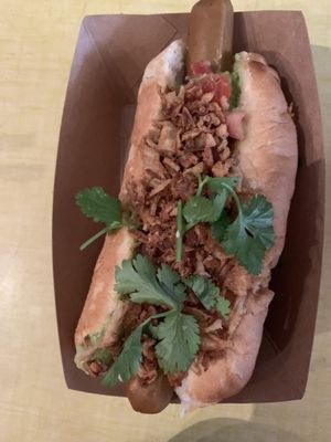 Hot dog  at Jah Jah in Paris