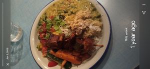 Old picture but real good food at Jah Jah in Paris