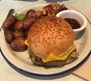 Burger at Jah Jah in Paris