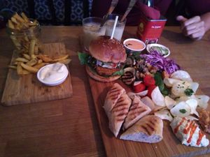 A shared board of food at Bar Cali in Nijmegen