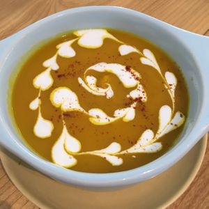 Pumpkin Soup at Beach Bowl in Legian