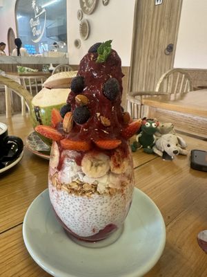 Chia pudding  at Beach Bowl in Legian