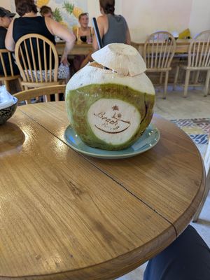 Coconut #Veganuary at Beach Bowl in Legian