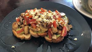 avocado toast at Beach Bowl in Legian