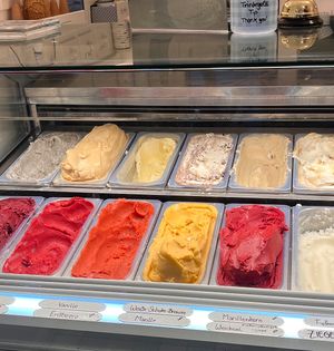 Veganista ice cream selection at Veganista Ice Cream IV in Vienna